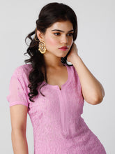 Purple Ale Chikankari Kurta